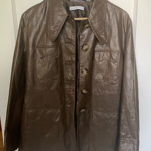 Rejina Pyo Faux Leather Jacket